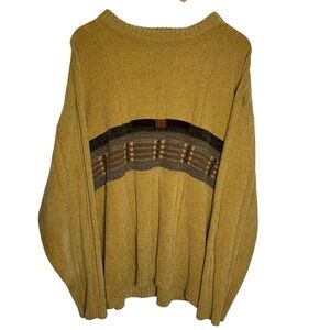 Vintage Bergati Coogi Inspired Oversized Knit Sweater - Men’s Size Medium NWT